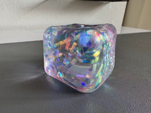 Holographic Ribbon Ice Cube Squishy Closes 10.1