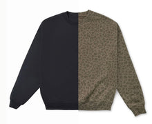 Leopard Color Block Sweatshirts