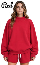 Women’s Blank Fleece Shorts (to match the mocknecks)