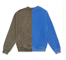 Leopard Color Block Sweatshirts