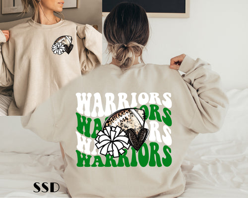 Mock Up Football Cheer Retro