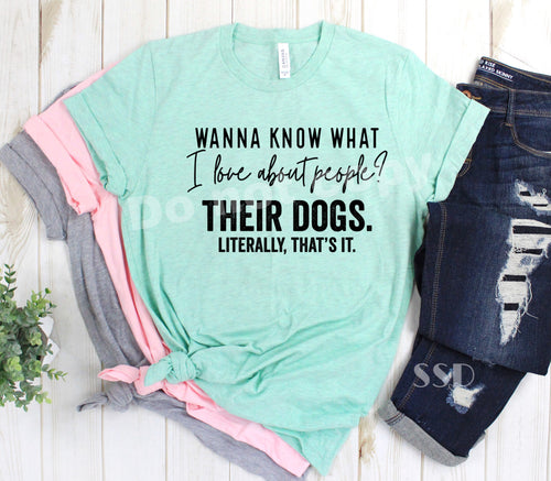 Wanna Know What I Love About People? Their Dogs Transfer