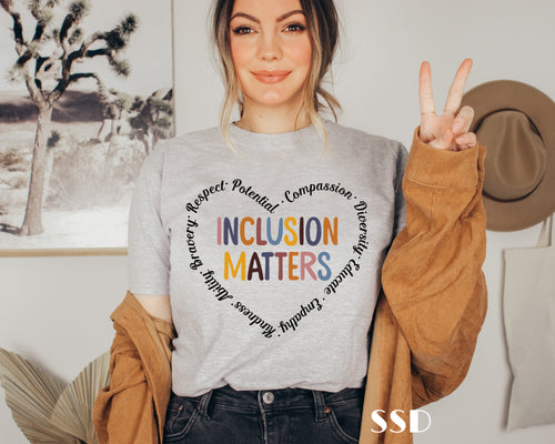 Inclusion Matters Heart Tee