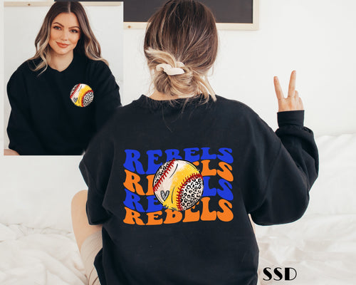 Baseball Softball Retro Mock Up