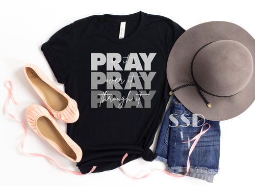 Pray On It Grey Transfer