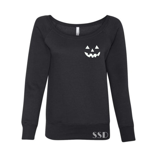 Glow In The Dark Jack-O-Lantern Transfer Pocket/Sweatpants Size