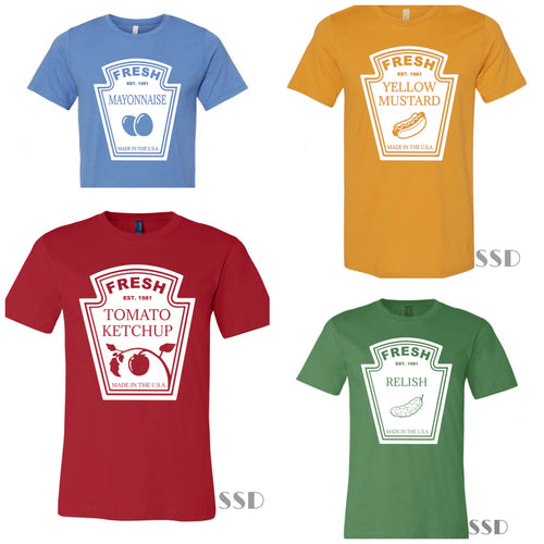 Condiment Costume Transfer