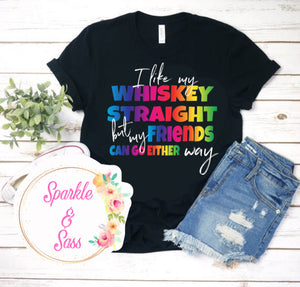 Whiskey Straight Pride Transfer