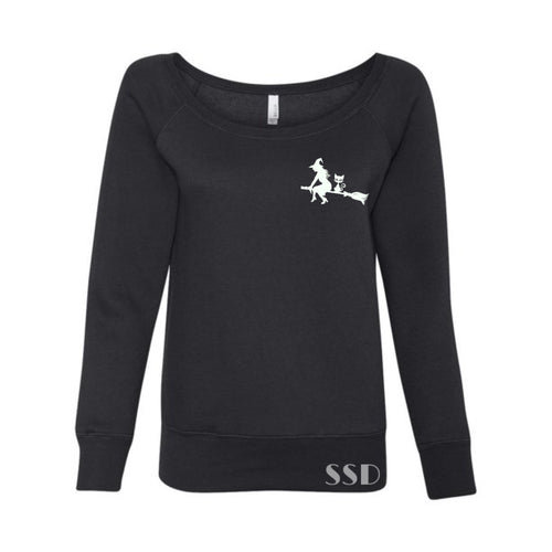 Glow In The Dark Witch Transfer Pocket/Sweatpants Size